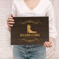 thumbnail image 2 of Darling Souvenir Personalized Engraved Laser Cut Wedding Guest Book Wooden Cover Sign-in Book Registry Guestbook Scrapbook-3C, 2 of 7