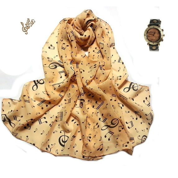 Music-Note-Watch-Music-Note-Scarf--Music-Symbol Set, Watch-331
