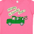thumbnail image 4 of Inktastic Hoppy St. Patrick's Day Green Bunny Truck Boys or Girls Toddler T-Shirt, 4 of 5