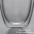 thumbnail image 5 of Tasse en Verre à Double Paroi 350ML Transparente Faite à la Main Résistante à la Chaleur Tasse à Thé MINI Tasse à Whisky Tasse à Café, 5 of 5