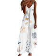 thumbnail image 2 of Miluxas Womens Casual Sleeveless Plus Size Loose Long Maxi Dress Clearance White 12(XXL), 2 of 5