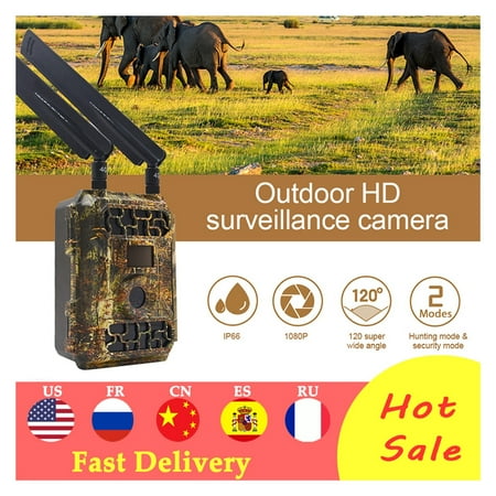 Wide Life 4.3CG Surveillance Waterproof Camera 4G Digital Scouting Trail Camera APP Control Nigh Visible Wild Camera