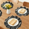 thumbnail image 2 of Unique Bargains Set of 6 Washable Farmhouse Placemats Indoor Black, 2 of 6