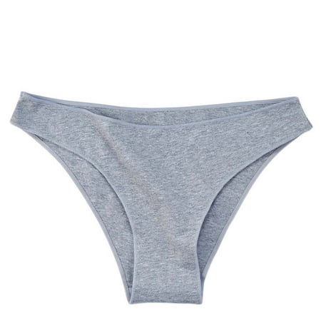 

DNDKILG Women s No Show Panties Tangas Seamless Comfort Underwear Brief Gray M