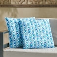 thumbnail image 2 of Javion Outdoor Modern Throw Pillow, Blue, 2 Pack, 2 of 7