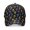 Mushroom and Dots Black Pattern, variant on Mushroom and Cone Black Pattern Baseball Cap, Sports Sun Cap with Snap Closure & Sweatband, Polyester Construction Gifts for Sports Outdoor Travel