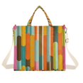 thumbnail image 7 of FORMRS Womens Corduroy Tote Bag Crossbody Shoulder Purse Handbag with Detachable Strap, Retro Abstract Pattern, 7 of 7