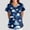 Blue, variant on Scrubs for Women,V Neck Rainbow Print Scrub Top Short Sleeve Nurse Uniform Shirt Medical Workwear Healthcare Scrubs with Pockets