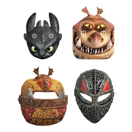 How to Train Your Dragon 3 'Hidden World' Paper Masks (8ct)