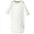 thumbnail image 2 of Touched by Nature Baby Boy Organic Cotton Long-Sleeve Gowns 3pk, Mr. Moon, 0-6 Months, 2 of 4
