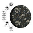 thumbnail image 4 of Naloa Vintage Moon with Plants and Fox PVC Leather Spare Tire Wheel Cover Spare Tire Cover, for Car Truck SUV Camper Trailer Universal Fit(14-17in)-17 inch, 4 of 6
