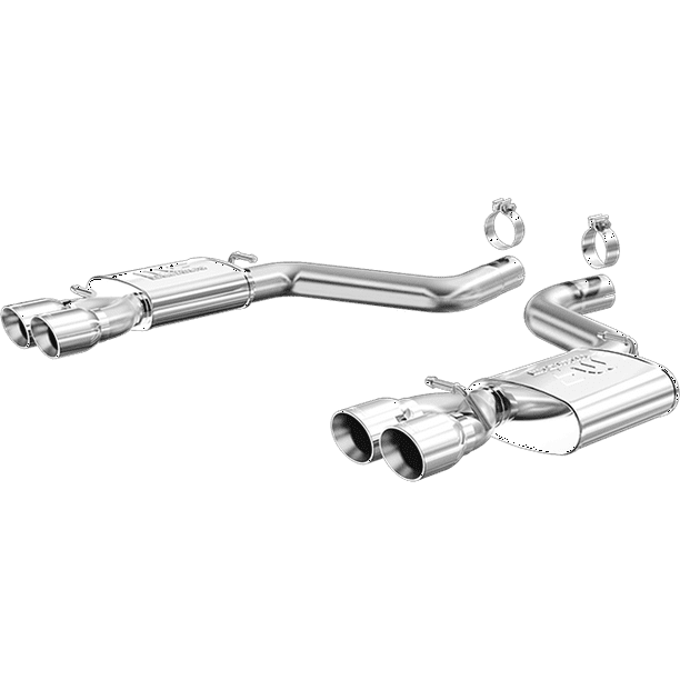 MagnaFlow 0814 Dodge Challenger SRT8 HEMI V8 6.1L AxleBack SS Street Quad Split Rear Exit Perf