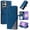 Blue, variant on For Samsung Galaxy S26 Ultra 5G Wallet Phone Case With Card Holder Magnetic Closure Folio Splicing PU Leather Flip Case,Blue,For Galaxy S26 Ultra 5G
