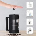 thumbnail image 3 of French Press Coffee Maker 12/21 oz, Camping French Coffee Press Glass, Heat Resistant Thickened Glass Coffee Press, 100% Prensa Francesa, Rust-Free an, 3 of 5