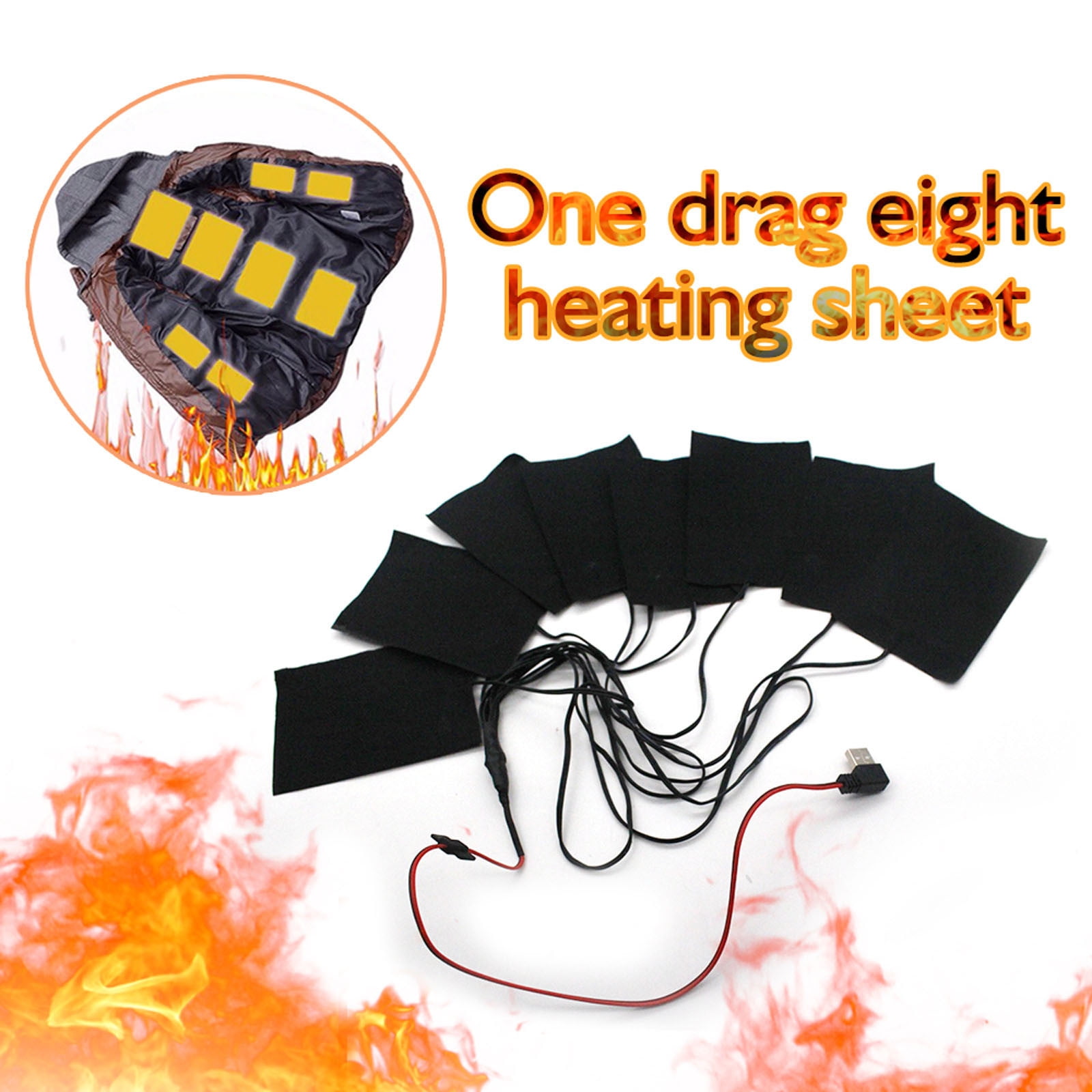 USB Heating Pad for Heating Clothes Film Heating Pad for Heating Clothes Heater Electric Heating