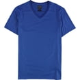 thumbnail image 1 of GUESS Mens Yoke V-Neck Basic T-Shirt, blue, 2XL, 1 of 2