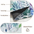 thumbnail image 5 of Colorful Leaf Large Area Rugs 8x10 ft Pastoral Plant Green Leaf Watercolor Washable Rug Non Slip Indoor Carpet Absorbent Floor Mat for Living Room Bedroom Dining Room, 5 of 9
