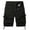 Black, variant on Youmylove Trendy Mens Shorts Men's Plus Size Cargo Shorts Summer Outdoor Sports 5 Pocket Mid Length Shorts For Hiking And Work Classic Relaxed Fit Short