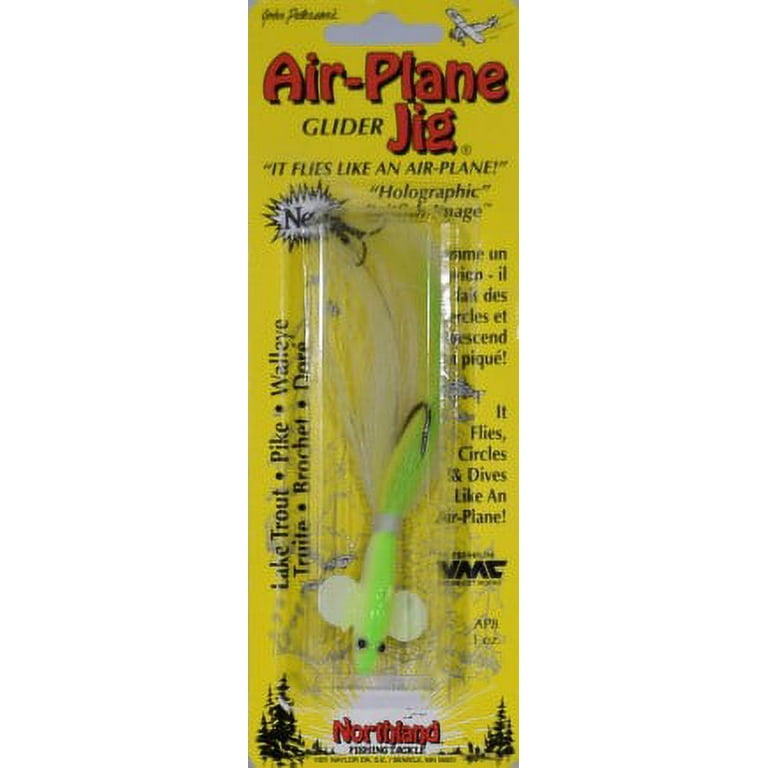 Northland Tackle Airplane Jig Magnum 1 oz - Super Glow Perch