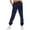 Navy, variant on NTACZA Womens Fall Pants Black Workout Fleece Sweatpants Running Graphic Joggers Womens Trousers L