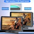 thumbnail image 3 of Portable Newest Wireless Apple CarPlay and Android Auto Screen for Car, 7" HD Touch Screen Car Stereo with Mirror Link, Bluetooth 5.2, Backup Camera, AUX,FM Transmitter for All Vehicl, 3 of 7