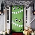 thumbnail image 3 of QualitChoice Halloween Décoration Cheminée Manteau Léger Résistant à l'Usure Écharpe Couverture Noir 90x244cm 1Set, 3 of 6