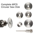 thumbnail image 2 of TFixol Circular SawBlades Set for Dremel Rotary Tool Wood Plastics PVC Cut-of Cutting Blading, 2 of 7