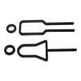 thumbnail image 2 of Black Acrylic Restroom Sign for Door Elegant Design with Men Women Symbol for Office Use 1 Set, 2 of 5