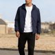 thumbnail image 4 of Mens Tops Manga Larga Color Sólido Bolsillo con Cremallera Al Aire Libre con Capucha Ropa Exterior Casual Poliéster Moda Blusa de Manga Corta, 4 of 9