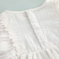 thumbnail image 3 of EIMELI Newborn Summer Jacquard Jumpsuit  Baby Girls Flower Pattern Round Neck Fly Sleeve Playsuit, 3 of 6