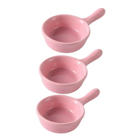

Seasoning Dish Sauce Dish Porcelain Portable Household Soy Sauce Dish Dipping Bowls for Tomato Condiments Appetizer Restaurant Camping Small pink
