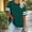 A28 Green, variant on Xdegoge Pullover Tee for Women Round Neck Short Sleeve Sporty Everyday Wear Oversized Fit Color Block Striped Detail On Sleeves Breathable Comfortable Summer Spring Tops