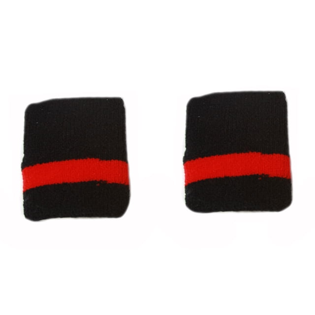 Sweatband de pulsera de gravedad - rojo negro Gravity Threads Venda