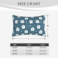 thumbnail image 4 of Naloa Christmas sheep Pillowcase, Throw Pillowcase, Wrinkle-Free, Stain-Resistant with Hidden Zipper for Bedroom Sofa-16"x24", 4 of 6