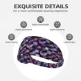thumbnail image 2 of Headbands For Women/Men, Dreamy Jellyfish Print Elastic Soft Sweat Band Sports Hair Bands For Women & Men'S Hair, Moisture Wicking Workout Head Bands For Running, Gym,Yoga, 2 of 8