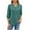Green, variant on Njoeus Women's Casual 3/4 Sleeve V-Neck Henleys T-Shirt Work Dressy Blouses Tunic Tops Shirts S-XXL