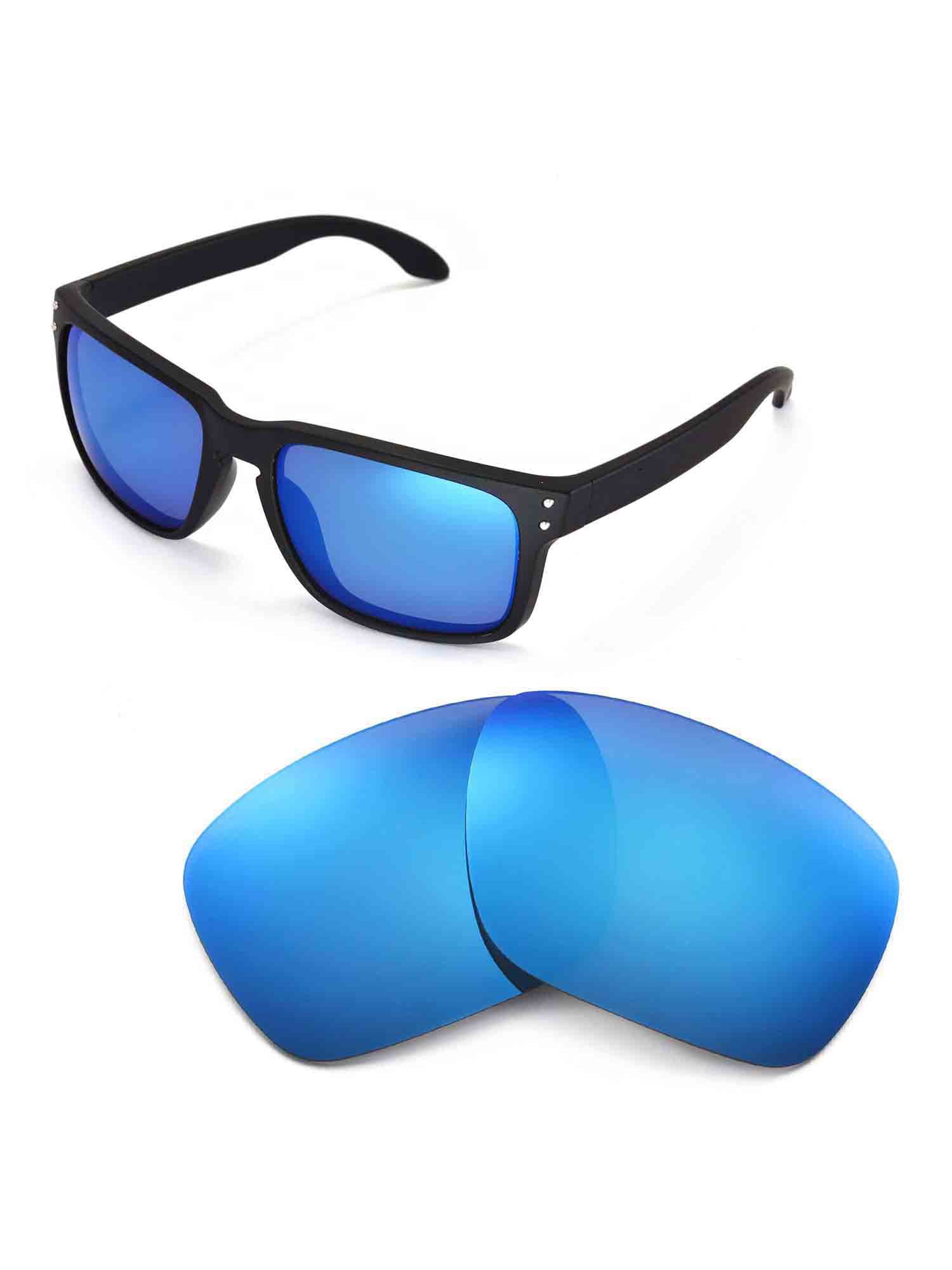 Walleva Ice Blue Polarized Replacement Lenses for Oakley Holbrook