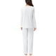 thumbnail image 5 of Conjunto de pijama cálido y suave para mujer, cómodo, de felpa, oversize, con pantalones, ropa de estar por casa, 2 piezas, otoño-invierno, 5 of 6