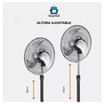thumbnail image 4 of Ventilador 3 En 1 Negro Con 3 Aspas Metal 18¨ De Diámetro Shop Mall VENTI-3EN1, 4 of 5