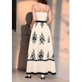 thumbnail image 4 of Vestido de Tirantes Finos con Estampado Floral y Bolsillos, Color Albaricoque M, 4 of 7
