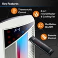 thumbnail image 3 of Ventilador termo Lasko Oscillating Hybrid 1500W FHV820 Blanco, 3 of 9