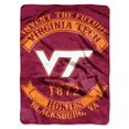 thumbnail image 1 of Virginia Tech Hokies 60" X 80" Royal en Peluche Raschel Jeter Couverture - Design Rebelle, 1 of 2