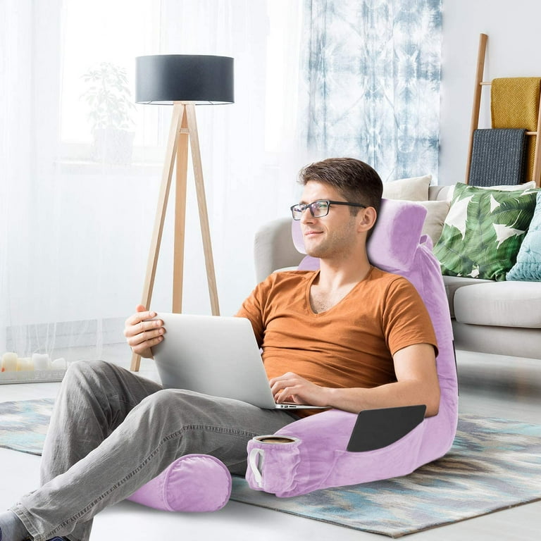Purple Double Seat Cushion 100% Elastic Grid Ergonomic Supportive Cushion