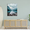 thumbnail image 2 of Stupell Industries Breathtaking Rocky River Scenery Blue Mountain Peaks Canvas Wall Art, 36 x 48, Design by Alpenglow Workshop, 2 of 7