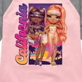 thumbnail image 3 of Rainbow High - California - Toddler & Youth Girls Raglan Graphic T-Shirt, 3 of 5