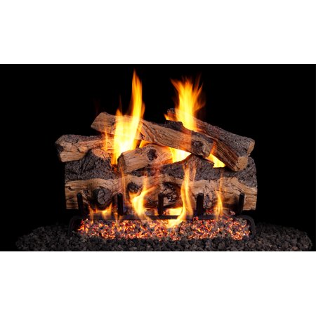 Peterson Real Fyre 30 Inch Gnarled Split Oak Designer Log Set With