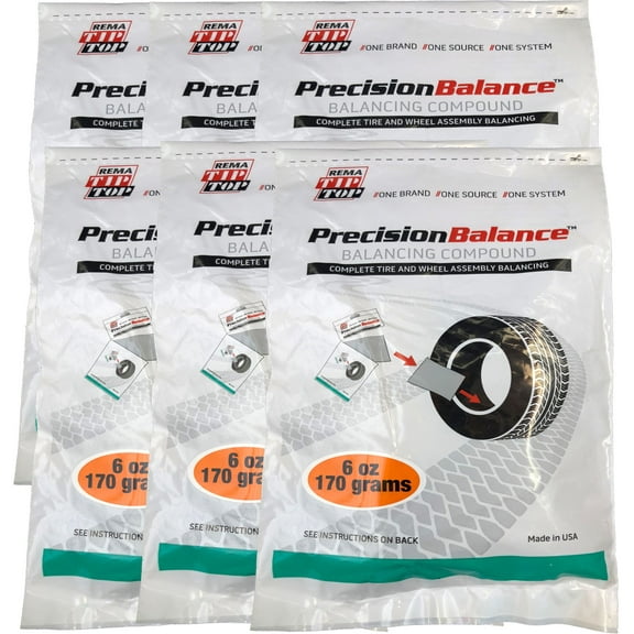 Rema 6 PrecisionBalance 6 oz Tire Balance Beads Kits (36 Ounces) Drop in Bags