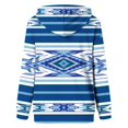 thumbnail image 4 of Puntoco Mujer Moda Impreso Blusa Manga Larga Tops Sudadera Bolsillos Con Capucha Puntoco Puntoco-1, 4 of 5
