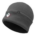 thumbnail image 5 of Dalix Ghost Life Embroidered Beanie Hat Knit Cap Cold Weather Womens in Asphalt Gray, 5 of 5