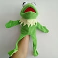 thumbnail image 4 of RV Marioneta de rana Comit, rana de peluche, espectáculo de marionetas, muñeca de marioneta de rana suave adecuada para juego de rol - verde, 16 cm Rojo Verde, 4 of 5